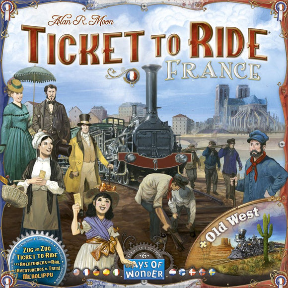 GM TTR TICKET TO RIDE EXP 6 FRANCE AND OLD WEST