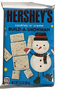 HERSHEY BUILD A SNOWMAN COOKIES N CREAM BAR